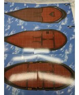 Rassen Frigate Too Mid Lower Deck RPG Maps (6) 1&quot; Grided - £14.80 GBP