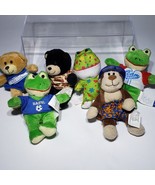 Lot of 6 Build A Bear McDonalds Happy Meal Mini BAB Plush w Clothes Frog... - £7.15 GBP