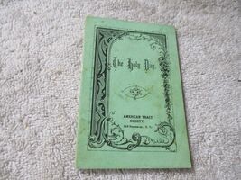 Vintage 1849 Miniature Childrens Book American Tract Society Holy Day Re... - $49.49