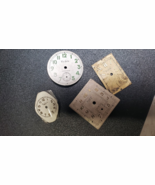 LOT 4 Vintage 50&#39;s 60s Elgin Waterproof Men&#39;s Military Watch dials Olive... - $52.95 CAD