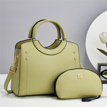  Bag Atmospheric Two-Piece Practical Litchi Pattern Shoulder Crossbody Handbag - £33.97 GBP