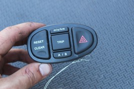 2000-2002 JAGUAR S-TYPE SPEEDOMETER TRIP RESET SWITCH HAZARD CONTROL M290 image 4
