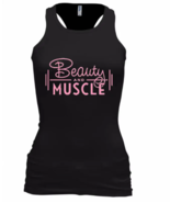 My Bodybuilding Network Next Level Racerback Tank Beauty and Muscle - $180.19 MXN