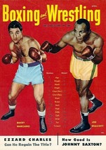 Rocky Marciano Vs Joe Walcott 8X10 Photo Boxing Stats Picture - $5.93