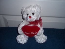 Aurora World Valentine Bear Hugs Bear Plush Toy - 8 Inches Tall - £2.41 GBP