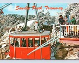 Sandia Peak Tramway Car Albuquerque New Mexico NM UNP Chrome Postcard P4 - £1.51 GBP