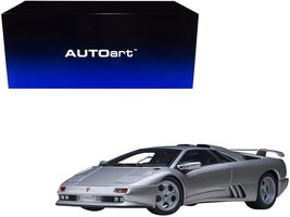 Lamborghini Diablo SE30 Jota Titanio Silver Metallic 1/18 Model Car by Autoart - $377.49
