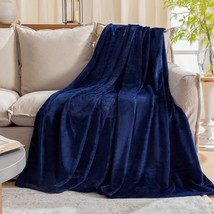 Fleece Plush Throw Blanket Navy Blue(50 By 60 Inches),Super Soft Fuzzy Cozy - $34.27