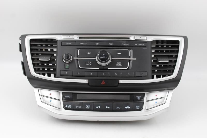 Primary image for Audio Equipment Radio Sedan Receiver Face Panel LX 2013-15 HONDA ACCORD OEM 7316