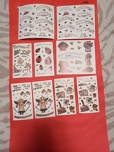 Rare Retired Lot of 9 Joy Marie Scrapbooking Stickers - $19.95