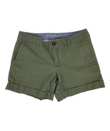 Banana Republic City Chino Women&#39;s Shorts Olive Green Size 4 - €12,62 EUR