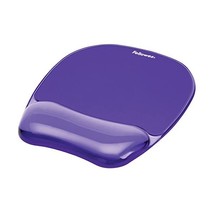 Fellowes Crystals Gel Mouse Pad/Wrist Support - Purple  - $44.00