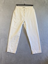 LL Bean Womens Pants 6 Reg Brown Khaki Curvy Fit Flat Front Solid Chino - $14.11