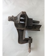 Vintage 2 Inch Jaws Table Clamp Vise Anvil Small USA - $32.57 CAD