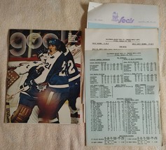 Vtg Goal Mag California Golden Seals Toronto Maple Leafs 1/24/75 Hockey Program - £11.85 GBP