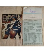 Vtg Goal Mag California Golden Seals Toronto Maple Leafs 1/24/75 Hockey ... - £11.79 GBP