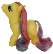 My Little Pony Flower Wishes Toy Garden Watering Can Rainbow Hair 2005 Yellow - £32.16 GBP