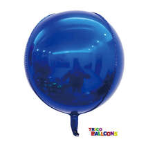 22&quot; Round 4D Balloon - Royal Blue - £3.95 GBP