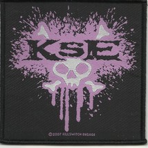 Killswitch Engage Skull &amp; Bones 2007 - Woven Sew On Patch - No Longer Made - £6.66 GBP