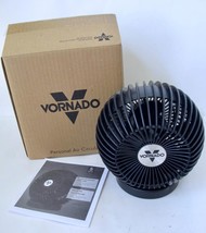 NEW Vornado Sphere Mini Fan Personal Air Circulator Black Adjustable NIB - £11.95 GBP