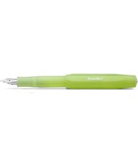 Kaweco FROSTED SPORT Fine Lime Fountain Pen, 13cm, BB Nib, Premium Ink C... - $27.67