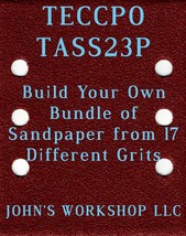 Build Your Own Bundle TECCPO TASS23P 1/4 Sheet No-Slip Sandpaper - 17 Grits - $18.44 MXN