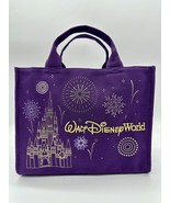 Disney Parks Walt Disney World Cinderella Castle Purple Canvas Bag NWT 2... - €51,50 EUR