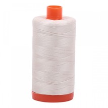 Aurifil Mako Cotton Thread Solid 50wt 1422yds Silver White - £15.76 GBP