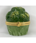 Vintage Takahashi Broccoli Hinged Porcelain Trinket Jewelry Box Made in ... - €48,58 EUR