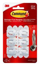 Command 17006 Mini White Strips Hook, 1 inch, 6 Count - $8.95