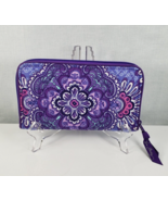 Vera Bradley Accordion Wallet Lilac Tapestry Acordian NWT - £36.94 GBP