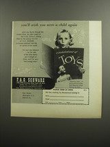 1952 F.A.O. Schwarz Toys Ad - You&#39;ll wish you were a child again - £14.50 GBP