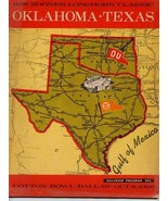 Texas Longhorns v Oklahoma Sooners Program 1966 Football Cotton Bowl  - £69.47 GBP