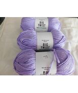 Big Twist Living New Lavender  lot of 3 Dye Lot 195140 - $24.49