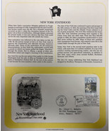 American Mail Cover FDC &amp; Info Sheet New York Statehood 1988 - £17.84 GBP