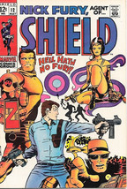 Nick Fury, Agent of SHIELD Comic Book #12, Marvel Comics 1969 FINE+ - £17.43 GBP
