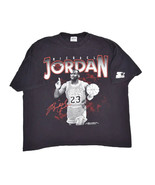 Vintage 1989 Michael Jordan Chicago Bulls T Shirt Mens XL Starter NBA US... - £119.68 GBP
