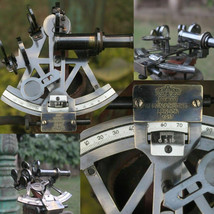 Vintage Solid Brass Marine Working German Sextant Ship Instrument Sextan... - £28.76 GBP