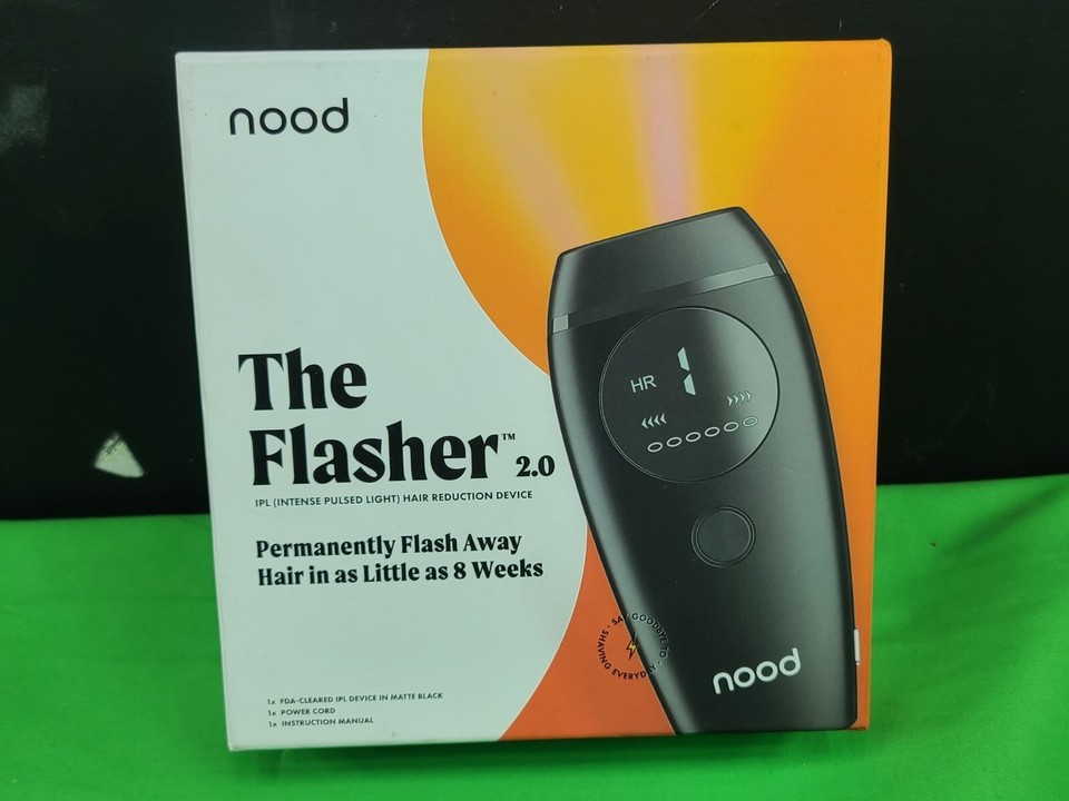 Nood The Flasher 2.0 IPL Laser Hair Removal Handset-BLACK - $29.56