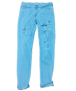 Levis 711 Womens Size 28x30 Mid Rise Skinny Distressed Medium 6 - $24.52 CAD