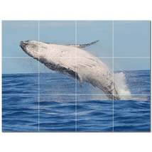 Dolphin Ceramic Tile Wall Mural Kitchen Backsplash Bathroom Shower P500510 - £89.74 GBP+