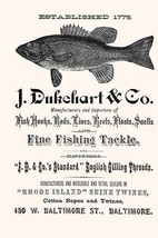 J. Dukehart &amp; Co. Fine Fishing Tackle - Art Print - £17.30 GBP+