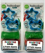 2 Bodycology Kids Smash Lather Apple Blueberry Watermelon Sculpting Soap... - $14.84