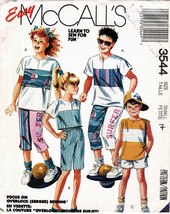 Vintage 1988 Child&#39;s TOP, PANTS &amp; SHORTS McCall&#39;s EASY Pattern 3544 Size... - £9.59 GBP