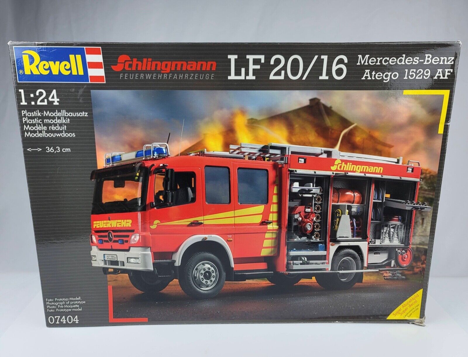 Revell 1/24 Schlingmann LF 20/16 Mercedes Benz Atego 1529 AF Fire Truck Model - £154.73 GBP