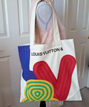 LV Louis Vuitton 2021 Shenzhen Museum Exhibition Canvas Tote Bag Limited Edition - £103.91 GBP
