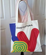 LV Louis Vuitton 2021 Shenzhen Museum Exhibition Canvas Tote Bag Limited Edition - $130.00