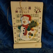 Jingle Bells  Snowman Christmas tree ornament - £6.09 GBP