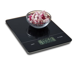 Mainstays Tempered Glass Slimline Digital Scale, Black - £22.77 GBP