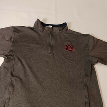 KA Knights Apparel Auburn Men's Gray 1/4 Zip Pullover Sweatshirt Size L 42/44 image 8